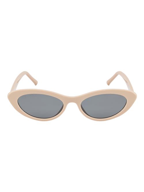 gold berg unisex black lens & white cateye sunglasses with uv protected lens - 21998762 -  Standard Image - 0