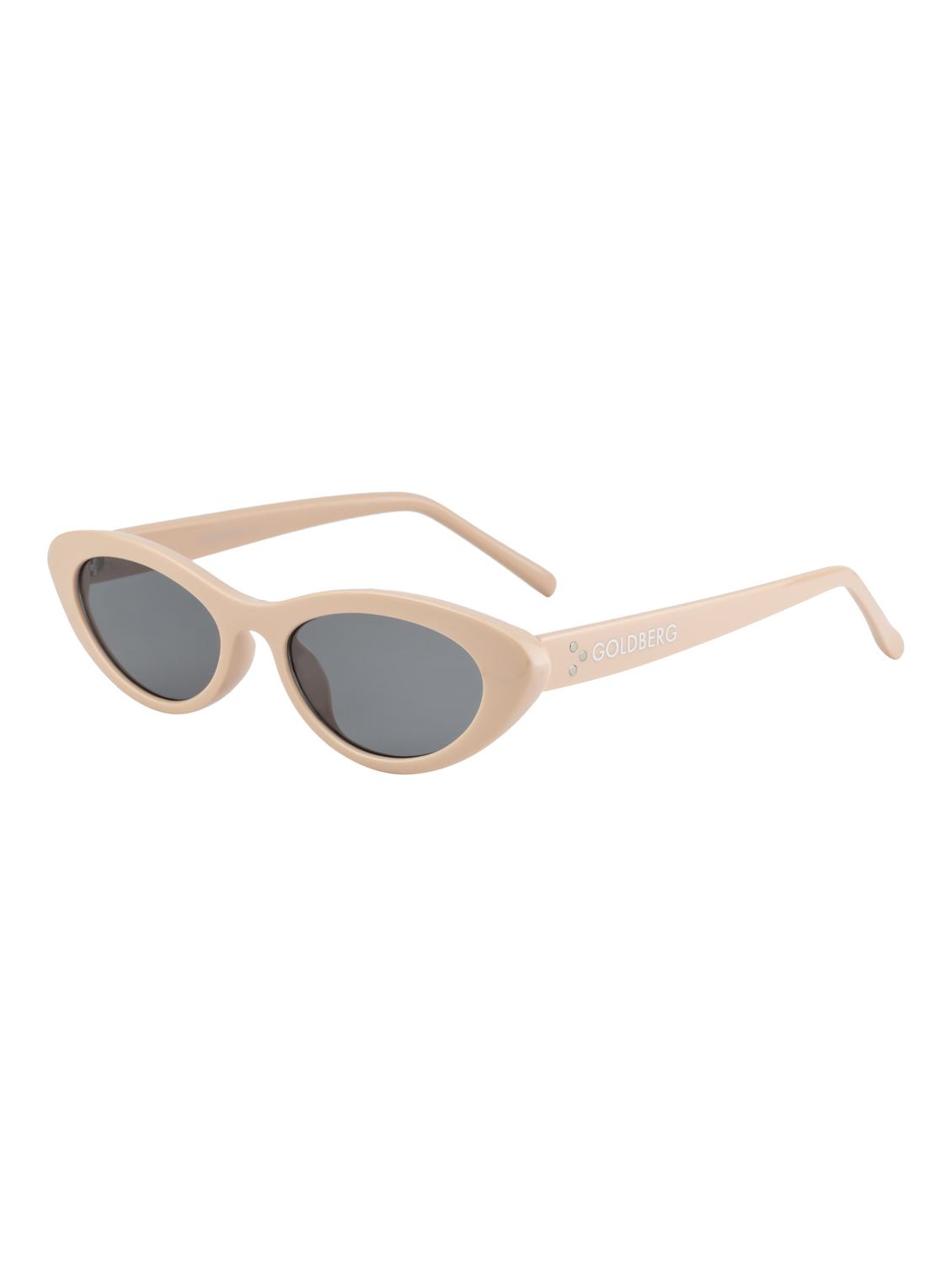 gold berg unisex black lens & white cateye sunglasses with uv protected lens - 21998762 - Standard Image - 2