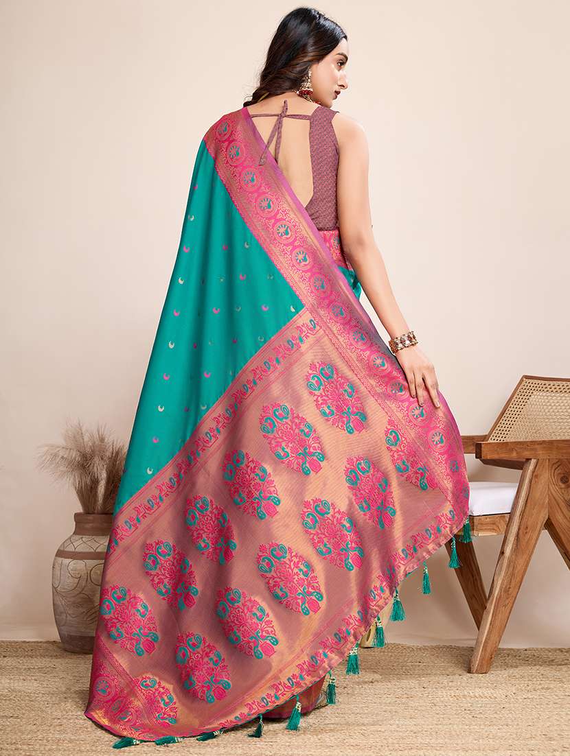 women self design bordered saree with blouse - 21998793 -  Standard Image - 2