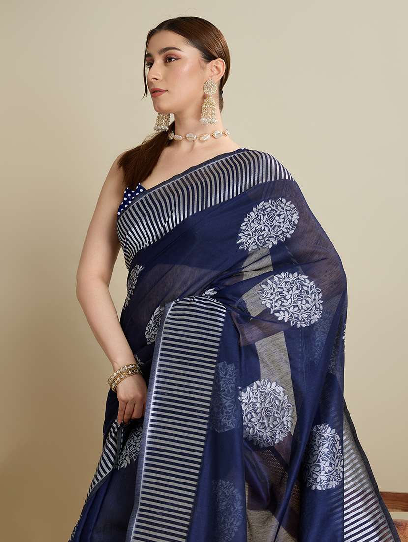 women self design bordered saree with blouse - 21998796 -  Standard Image - 2