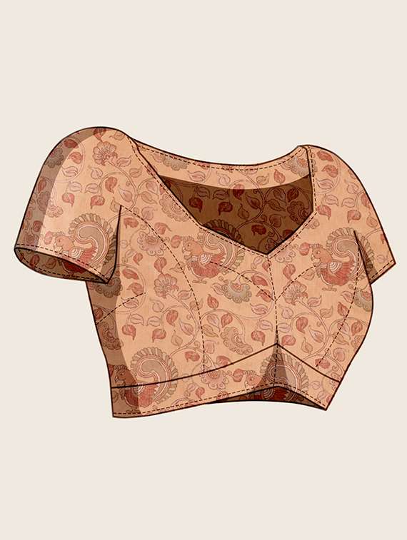 women floral printed casual wear saree with blouse - 21998809 -  Standard Image - 2