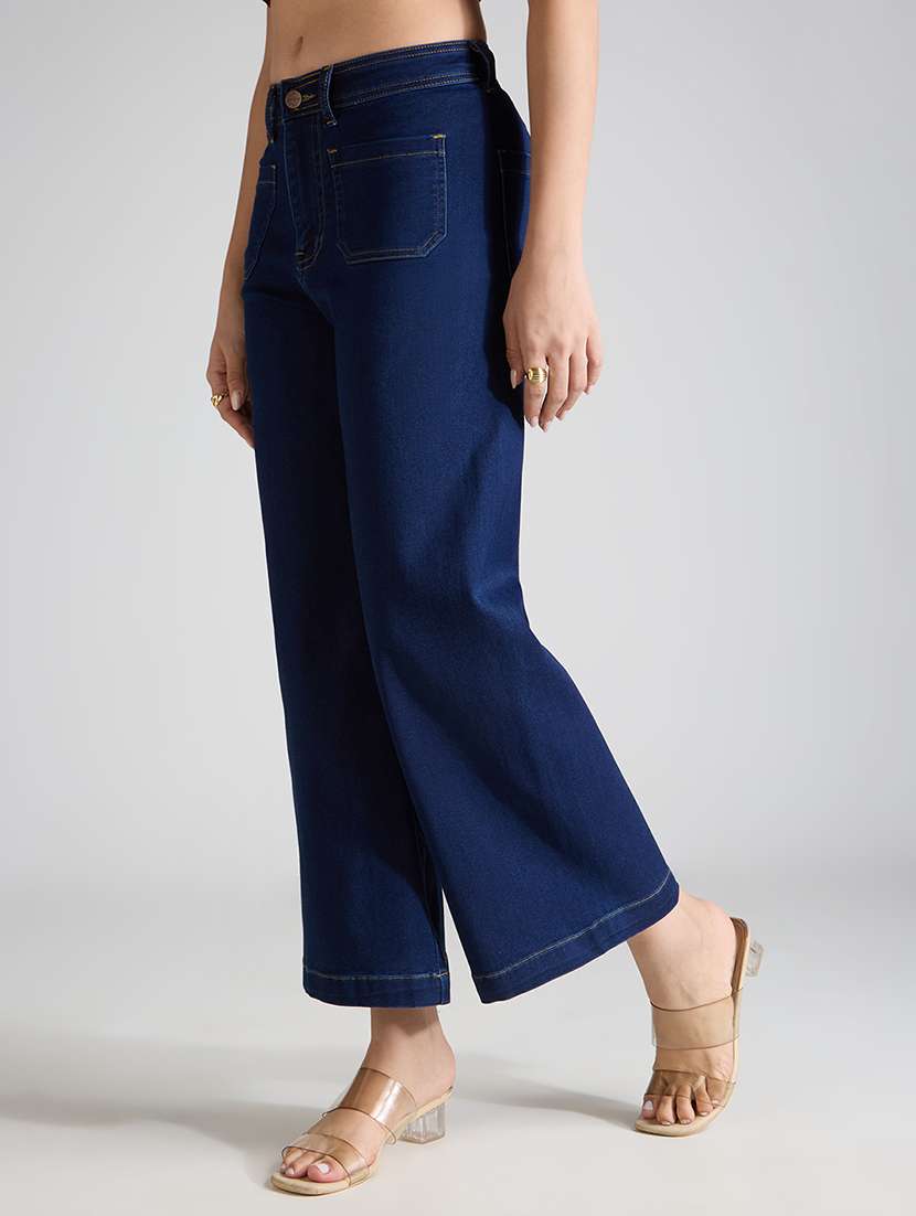 women solid mid rise straight jean - 21998818 -  Standard Image - 2