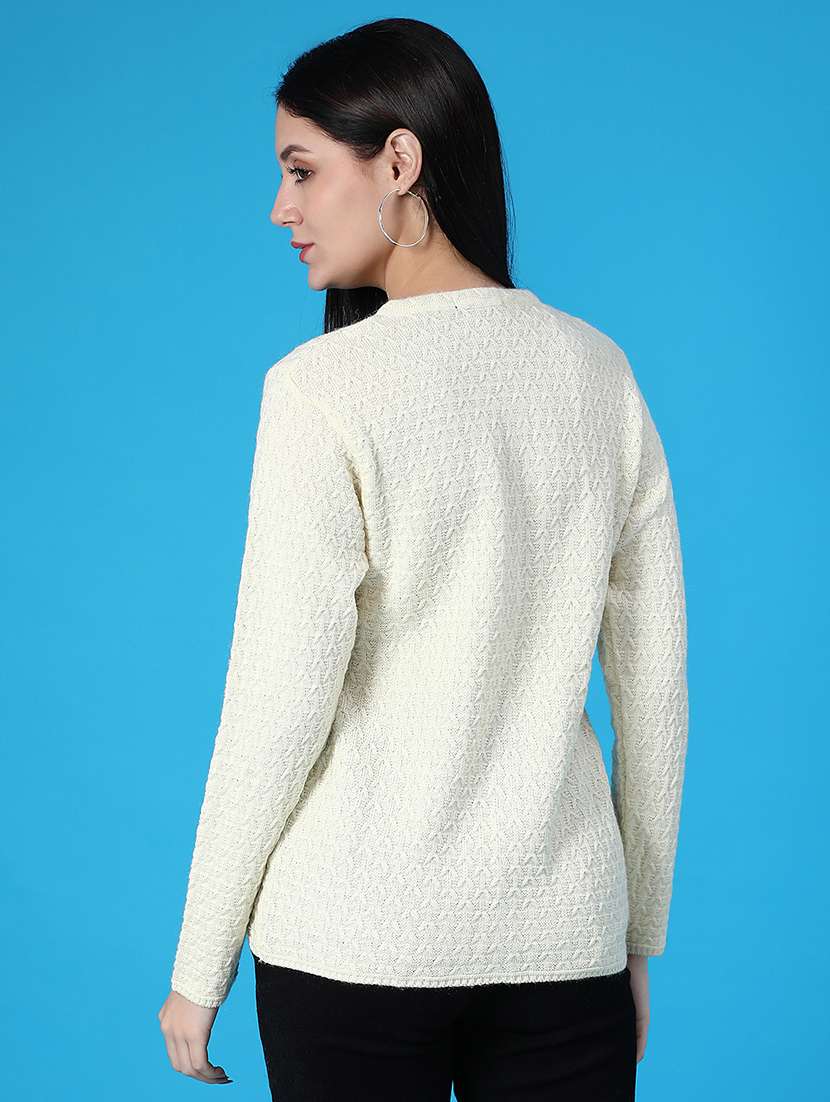 women self design long sleeve cardigan - 21999166 -  Standard Image - 2