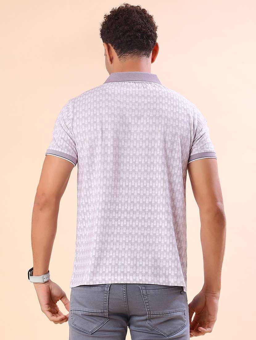 men printed short sleeve regular fit polo t-shirt - 21999280 -  Standard Image - 2