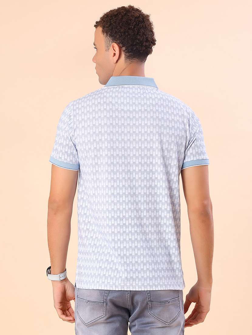 men printed short sleeve regular fit polo t-shirt - 21999282 -  Standard Image - 2