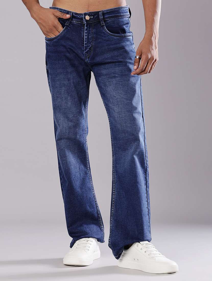 men washed mid rise full length jeans - 21999498 -  Standard Image - 2