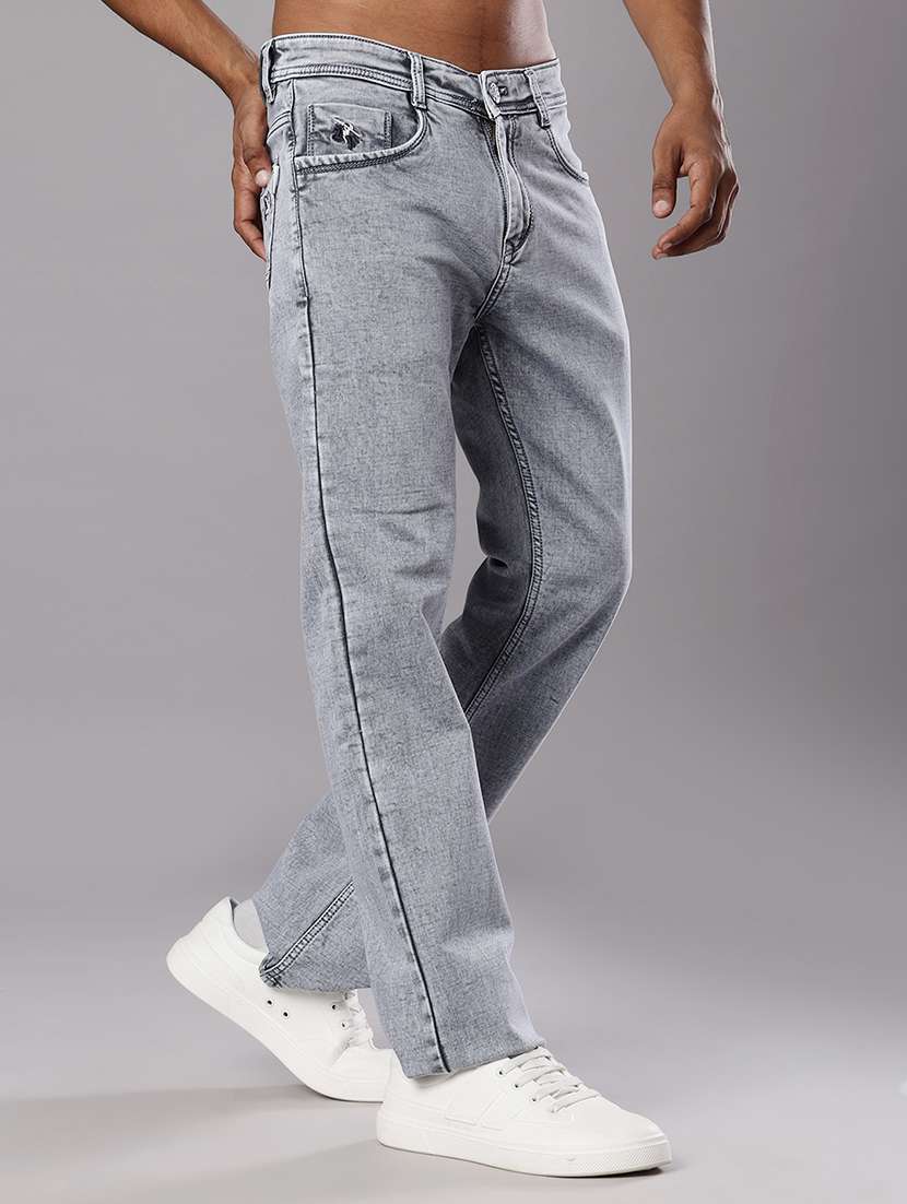 men washed mid rise full length jeans - 21999502 -  Standard Image - 2