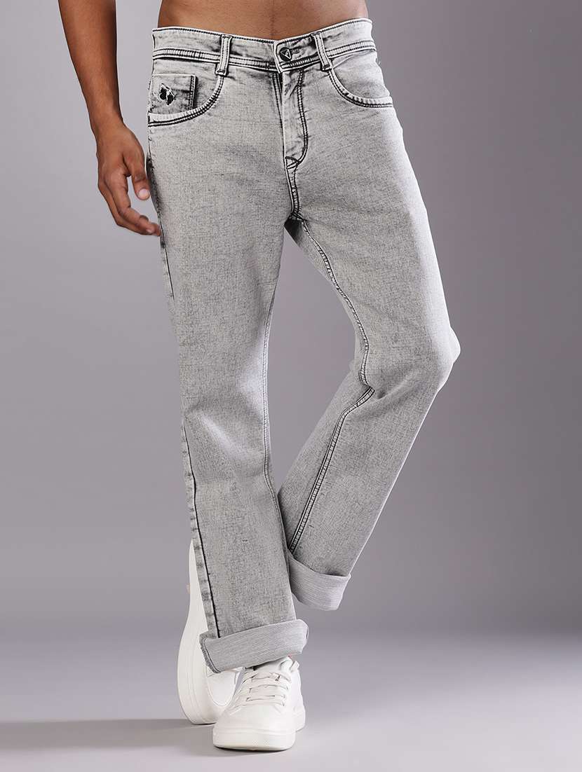 men washed mid rise full length jeans - 21999503 -  Standard Image - 2