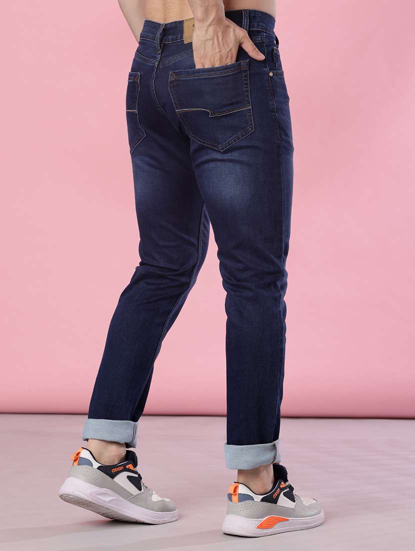 men washed mid rise full length jeans - 21999818 -  Standard Image - 2