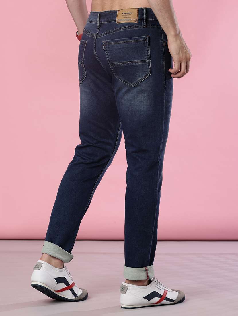 men washed mid rise full length jeans - 21999905 -  Standard Image - 2