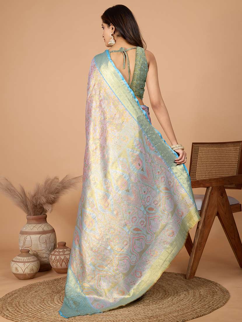 women self design kanjivaram saree with blouse - 21999988 - Standard Image - 2