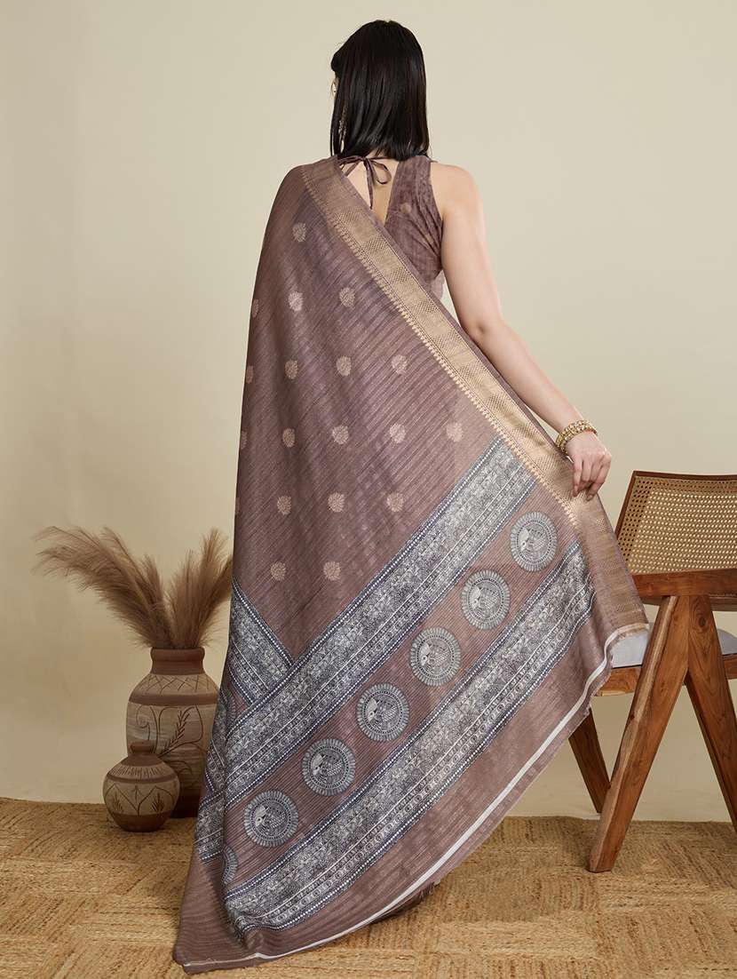 women self design bordered saree with blouse - 21999996 - Standard Image - 2