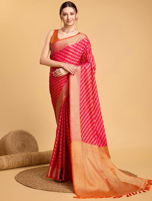 women self design banarasi saree with blouse - 22000045 -  Standard Image - 0