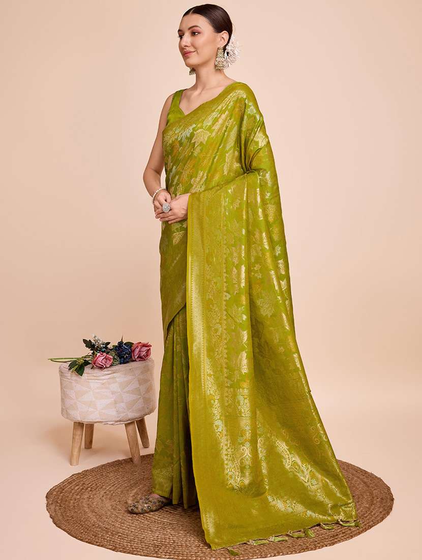 women self design banarasi saree with blouse - 22000065 -  Standard Image - 2