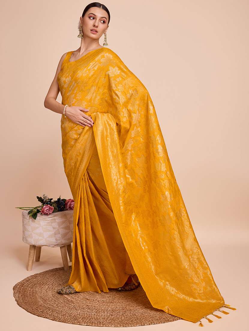 women self design banarasi saree with blouse - 22000068 -  Standard Image - 2
