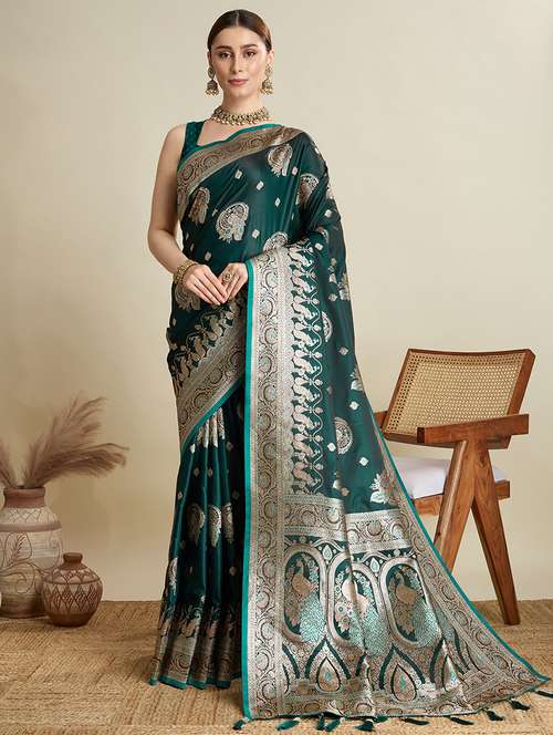 women self design banarasi saree with blouse - 22001344 -  Standard Image - 0