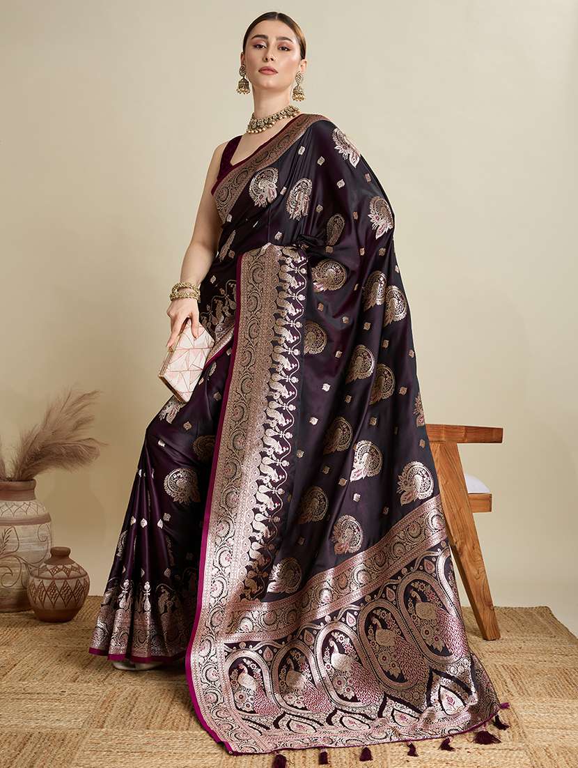 women self design banarasi saree with blouse - 22001346 -  Standard Image - 2