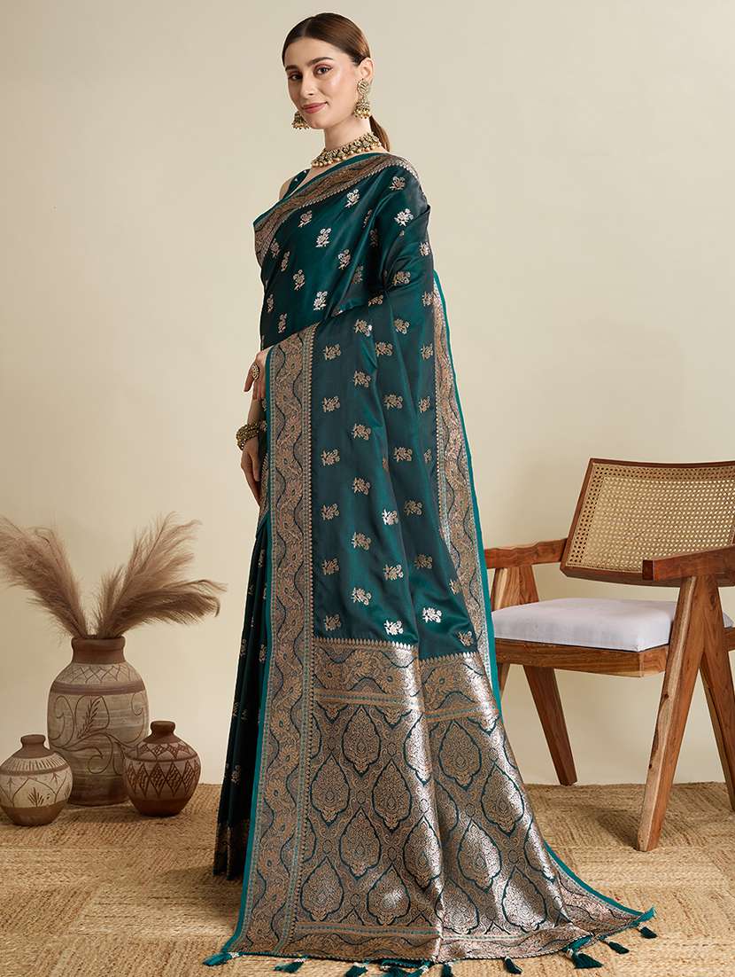 women self design banarasi saree with blouse - 22001349 -  Standard Image - 2