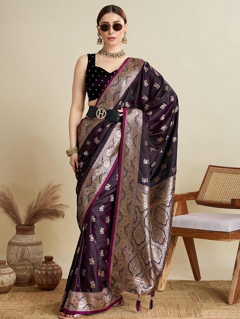 women self design banarasi saree with blouse - 22001350 - Standard Image - 2