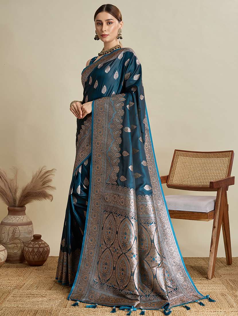 women self design banarasi saree with blouse - 22001351 -  Standard Image - 2