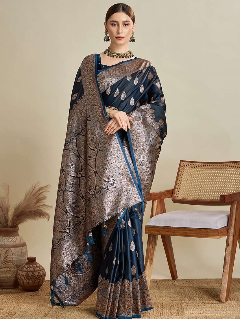 women self design banarasi saree with blouse - 22001353 - Standard Image - 2