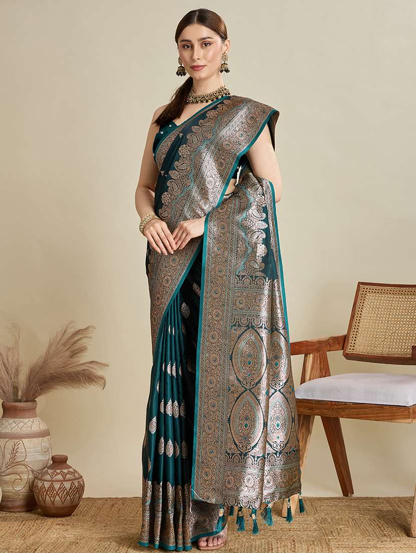 women self design banarasi saree with blouse - 22001354 - Standard Image - 2
