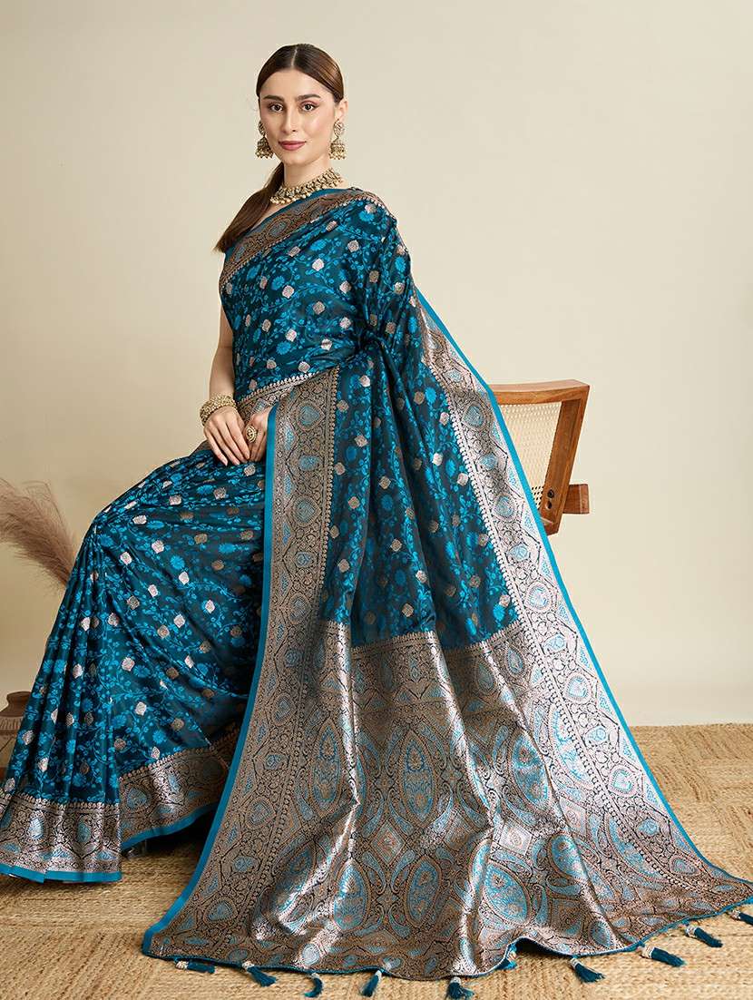 women self design banarasi saree with blouse - 22001356 -  Standard Image - 2