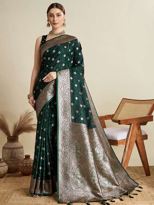 women self design banarasi saree with blouse - 22001357 -  Standard Image - 0