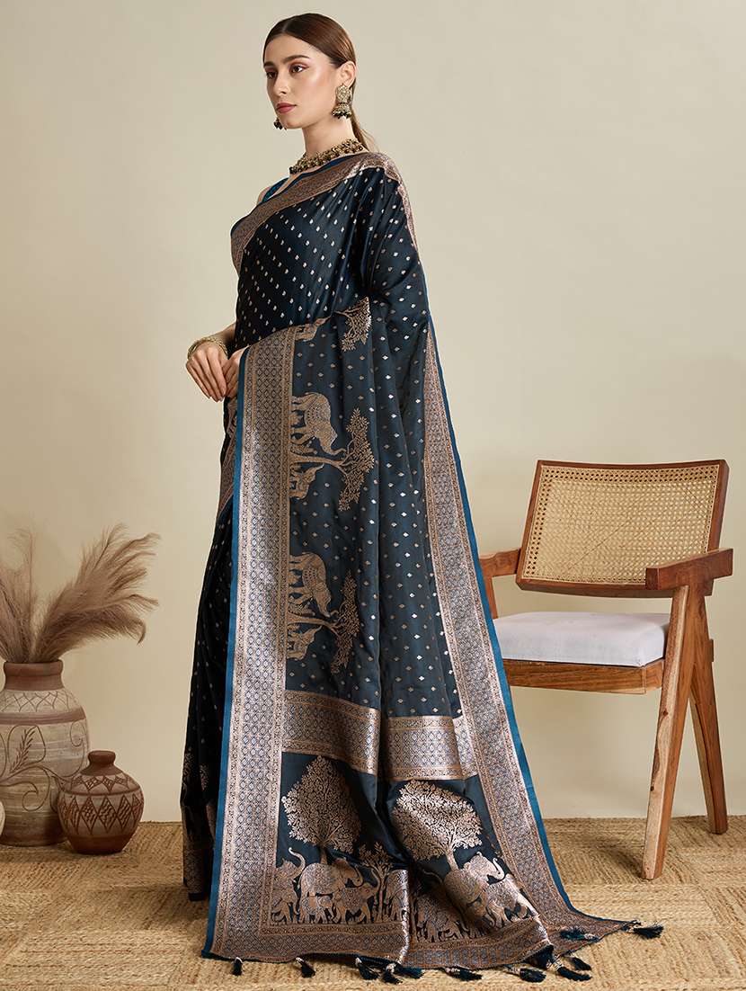 women self design banarasi saree with blouse - 22001363 - Standard Image - 2