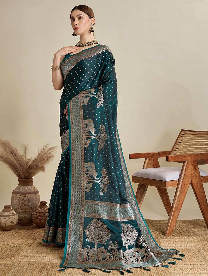 women self design banarasi saree with blouse - 22001364 - Standard Image - 2