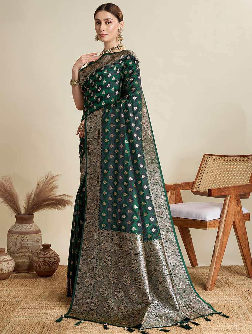 women self design banarasi saree with blouse - 22001367 -  Standard Image - 2