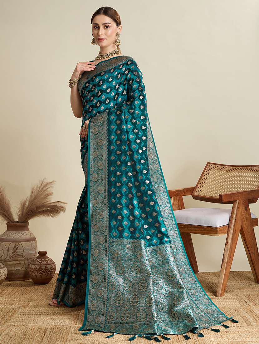 women self design banarasi saree with blouse - 22001370 -  Standard Image - 2