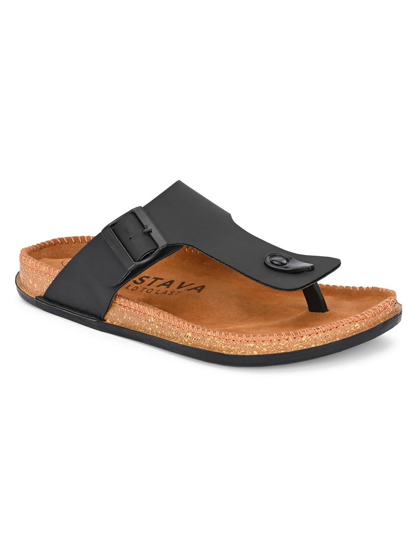 men solid toe separator sandal - 22001742 - Standard Image - 2