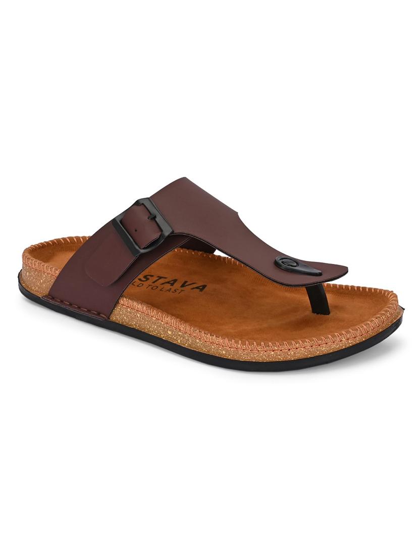 men solid toe separator sandal - 22001743 - Standard Image - 2