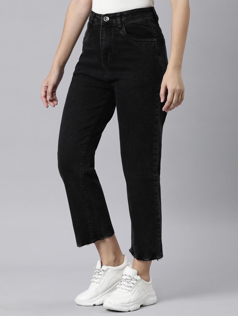 women washed mid rise mom fit jean - 22001880 - Standard Image - 2