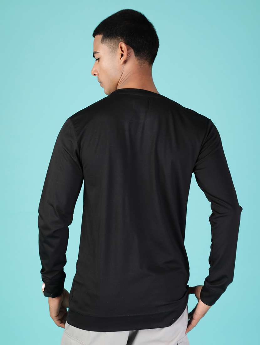 men chest print long sleeve regular fit sweatshirt - 22002011 -  Standard Image - 2