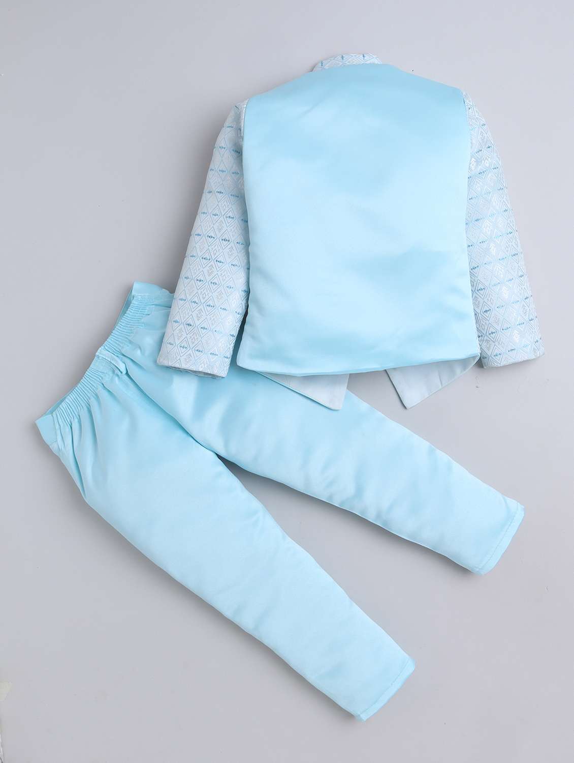 boys self designed long sleeve blazer and trouser set - 22002428 -  Standard Image - 2