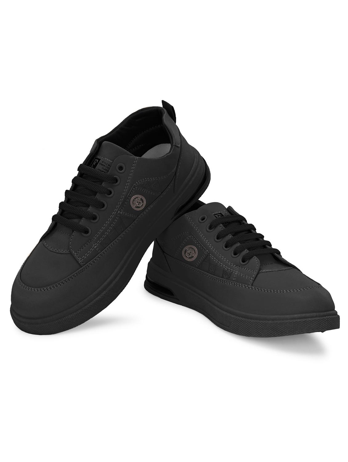 men black lace-up sneaker - 22002463 - Standard Image - 2