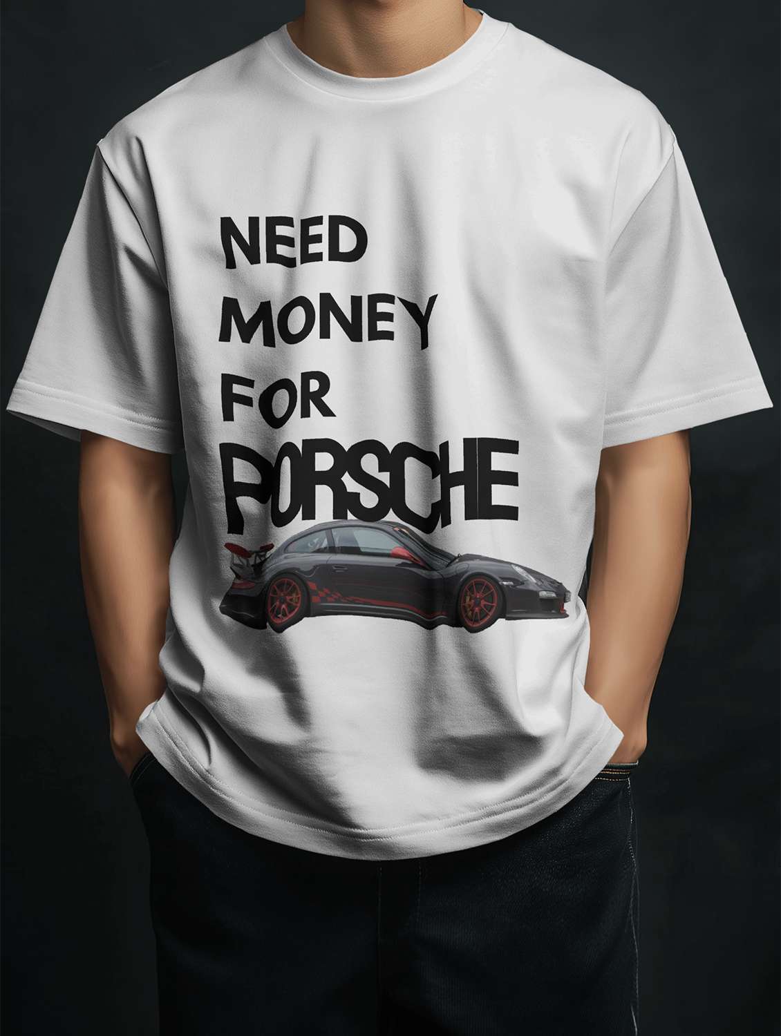 white cotton blend oversized tshirt - 22002485 -  Standard Image - 2