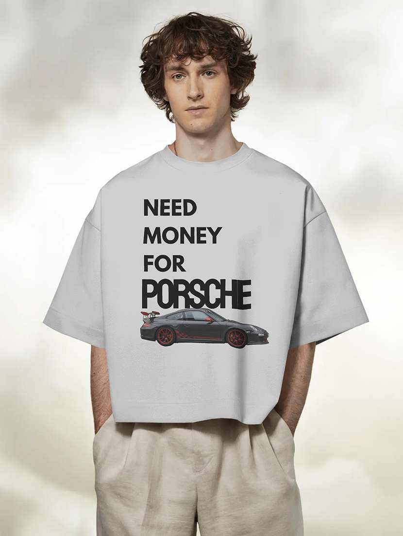 men printed short sleeve oversized t-shirt