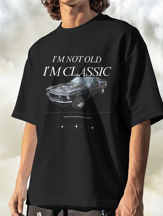 men printed short sleeve oversized t-shirt - 22002493 -  Standard Image - 2