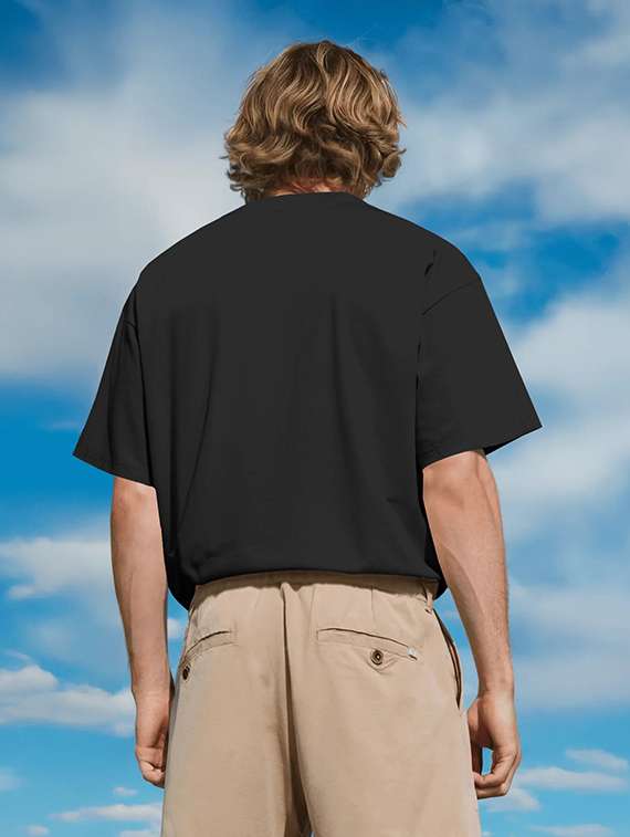 men printed short sleeve oversized t-shirt - 22002500 -  Standard Image - 2