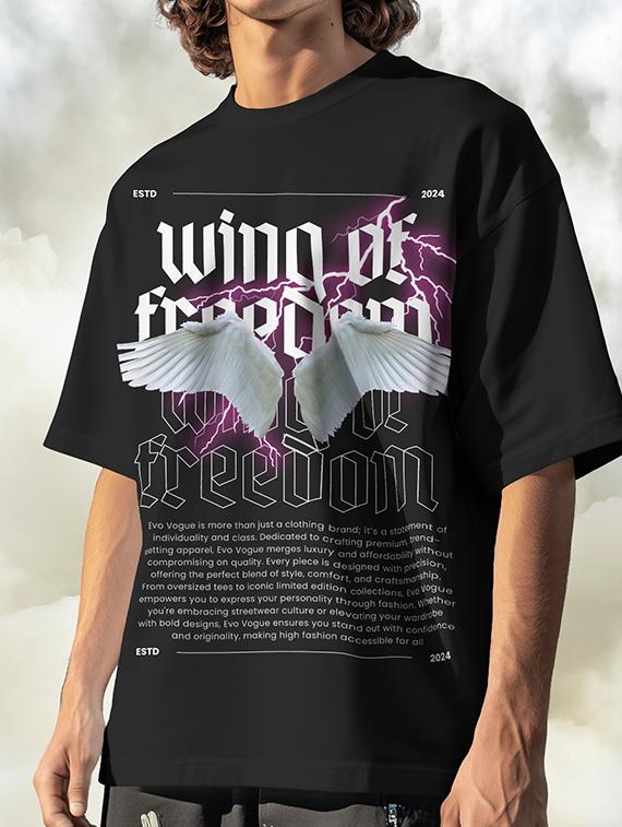 men printed short sleeve oversized t-shirt - 22002517 - Standard Image - 2