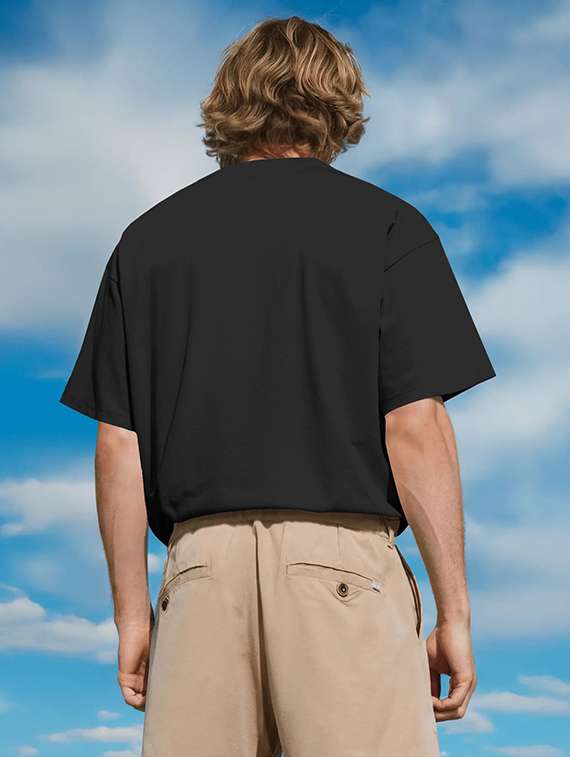 men printed short sleeve oversized t-shirt - 22002520 -  Standard Image - 2