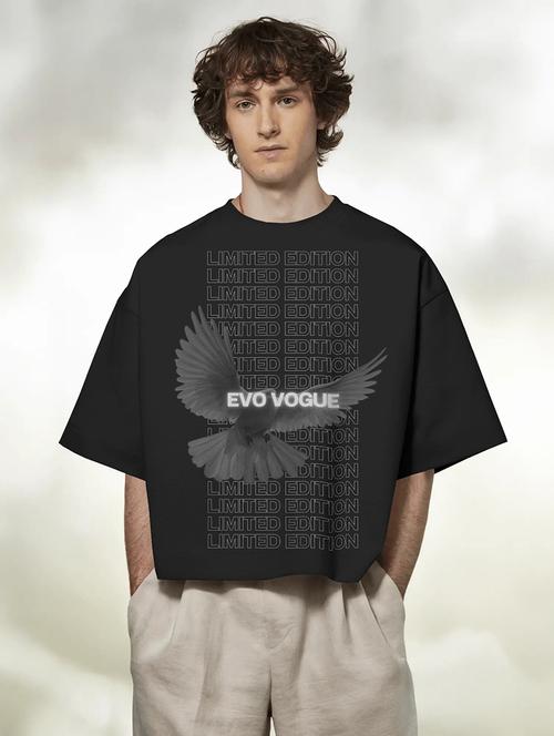 men printed short sleeve oversized t-shirt - 22002528 - Standard Image - 0