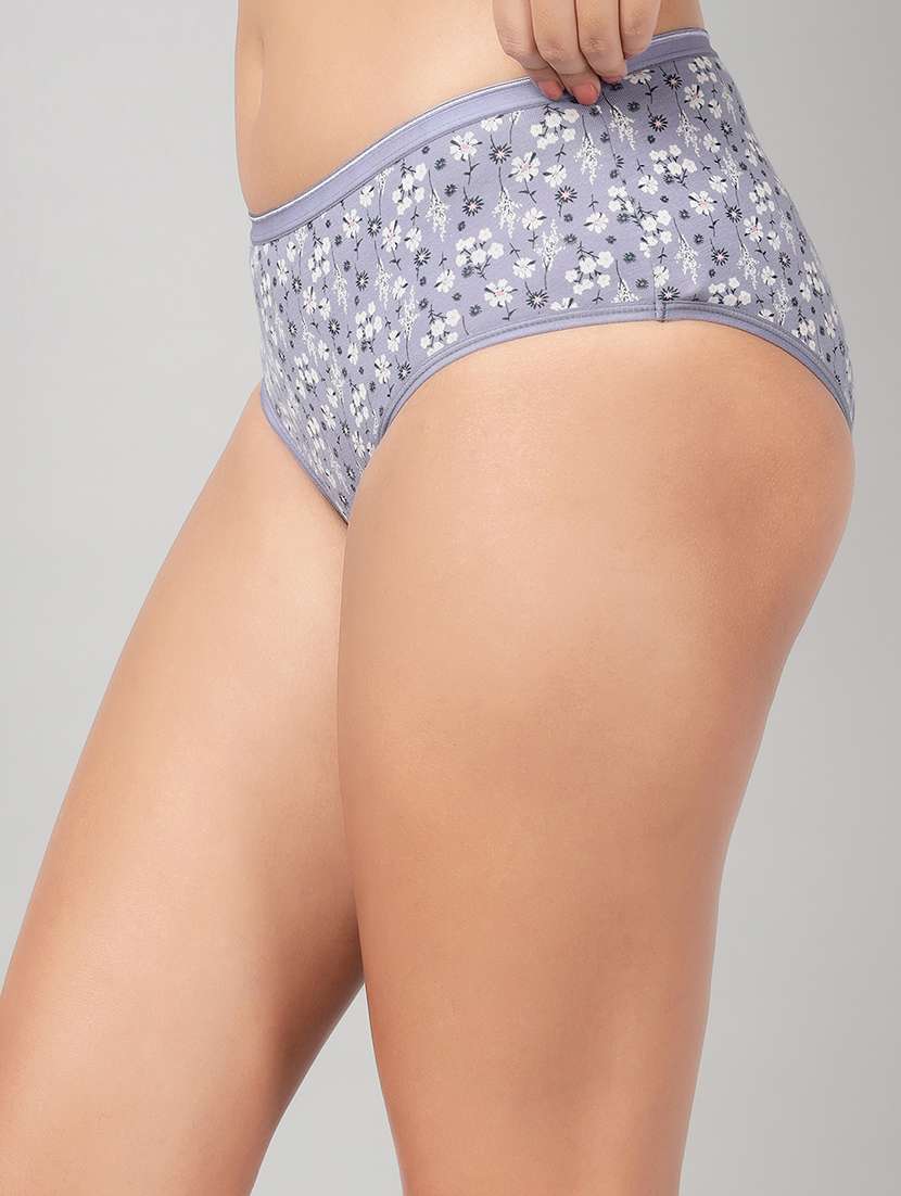 women floral print mid rise hipster panty - 22003046 -  Standard Image - 2