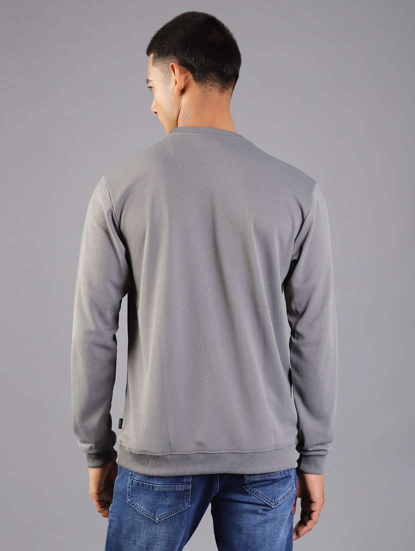 men chest print long sleeve regular fit sweatshirt - 22003213 -  Standard Image - 2