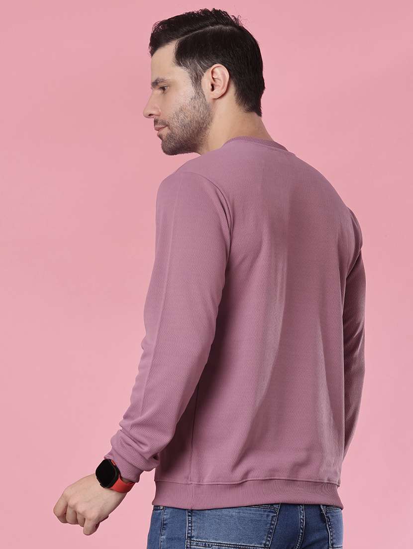 men chest print long sleeve sweatshirt - 22003224 -  Standard Image - 2