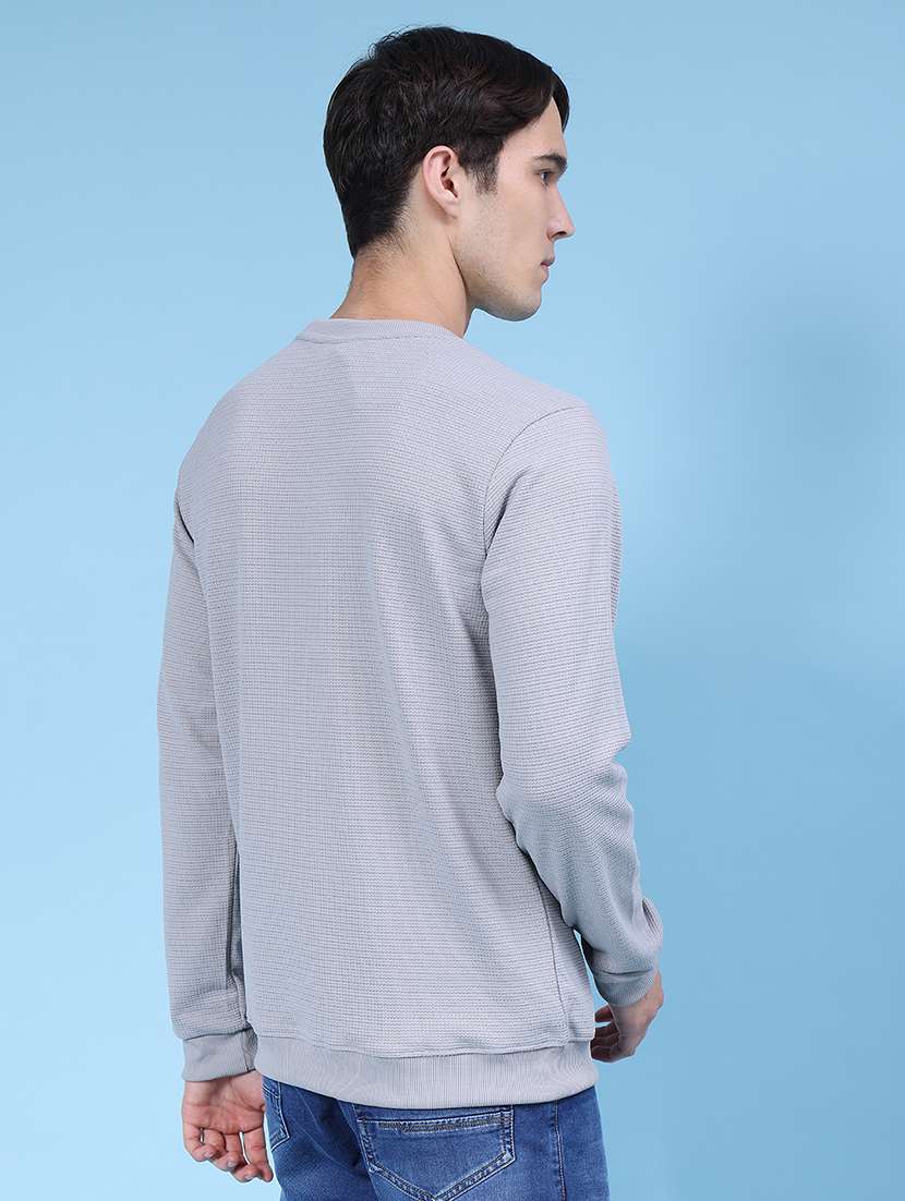 men chest print long sleeve regualr fit sweatshirt - 22003299 -  Standard Image - 2