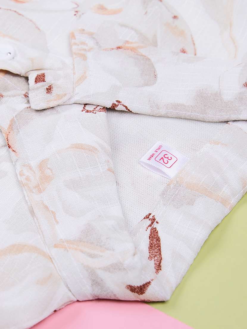 girls printed long sleeve top - 22003317 -  Standard Image - 2